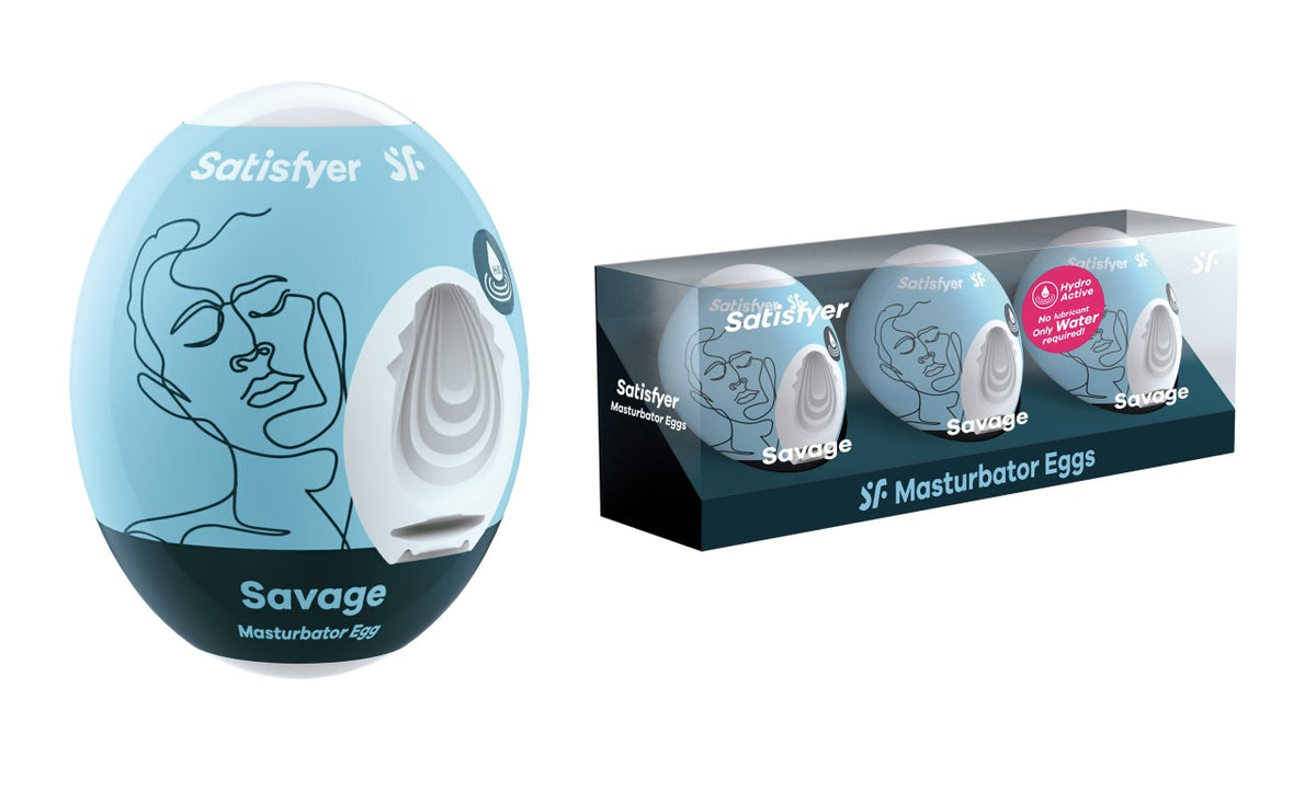 SATISFYER Men Masturbator Egg Savage 3er Set - Produktansicht 1