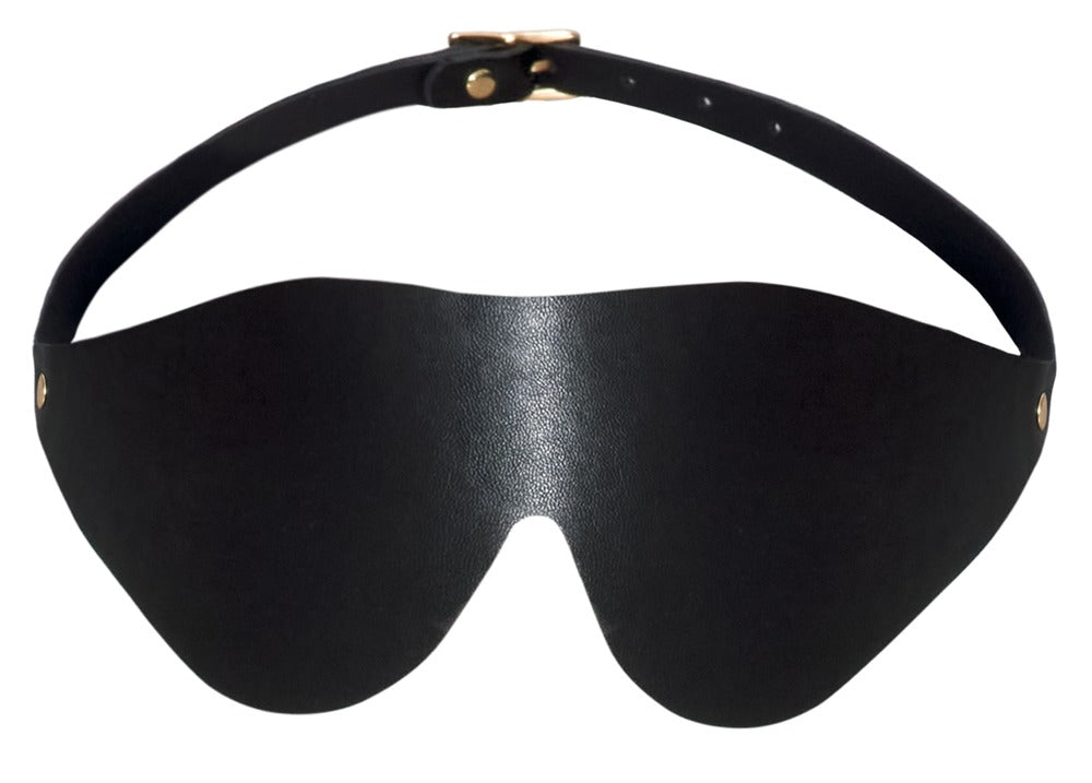 Schwarze Augenmaske aus dem 5-teiligen Bad Kitty Bondage-Set in der Produktansicht