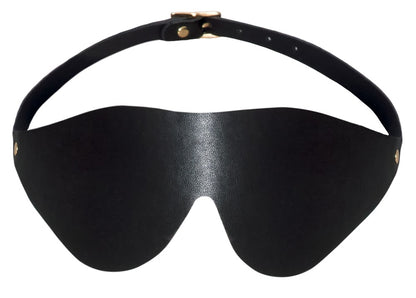 Schwarze Augenmaske aus dem 5-teiligen Bad Kitty Bondage-Set in der Produktansicht