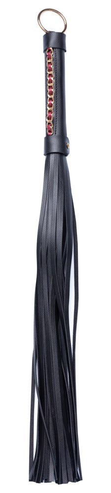 Flogger aus dem Bad Kitty Bondage-Set 6-teilig mit Knebel und Flogger in der Produktansicht