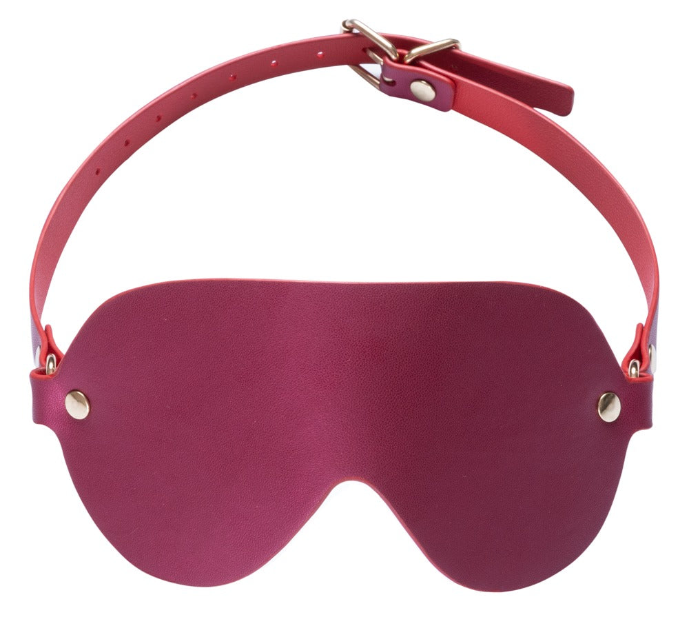 Pinkfarbene Augenmaske aus dem Bad Kitty Bondage-Set 6-teilig Pink Pearl