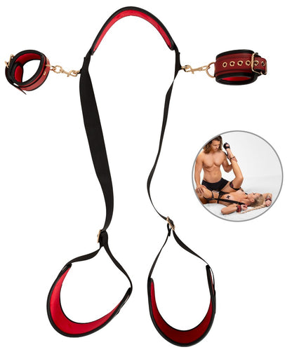 Bad Kitty Neck-Thigh-Restraint-Set Kombi-Fessel Deluxe in der Produktansicht