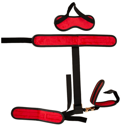 Bad Kitty Neck to Wrist Bondage Set mit Augenmaske in der Gesamtansicht