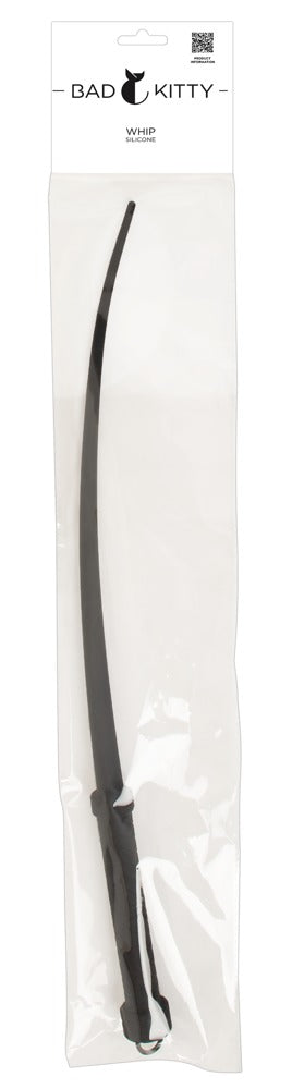 Vorderseite der Produktverpackung der Bad Kitty Singletail Silikon-Peitsche