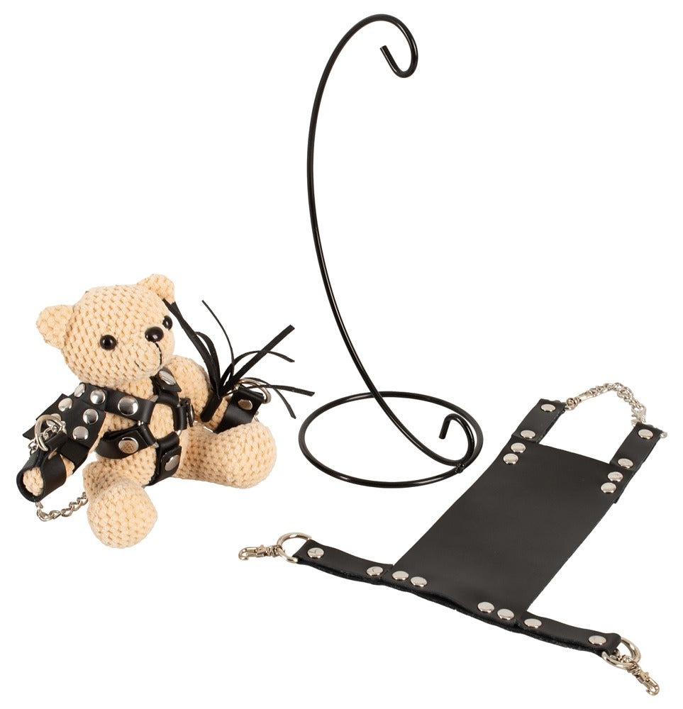 Bad Kitty SM-Teddy with Swing Schlüsselanhänger mit Schaukelgestell und Zubehör