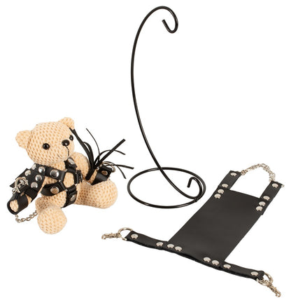 Bad Kitty SM-Teddy with Swing Schlüsselanhänger mit Schaukelgestell und Zubehör