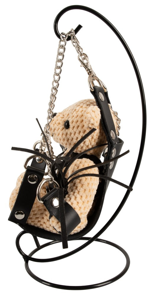 Bad Kitty SM-Teddy with Swing Schlüsselanhänger in schräger Rückansicht