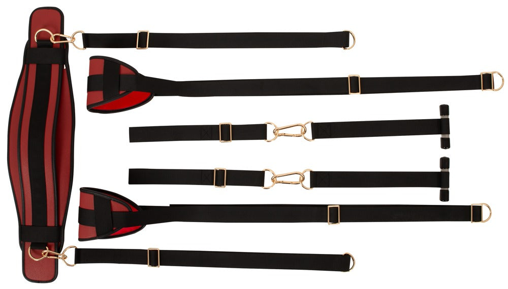 Ausgebreitete Bad Kitty Tür-Liebesschaukel Deluxe mit Gurten, Schlaufen und Polstern