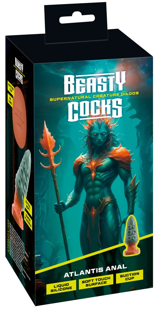 Beasty Cocks Atlantis Anal in der Wendeverpackung mit mystischem Kreaturenmotiv
