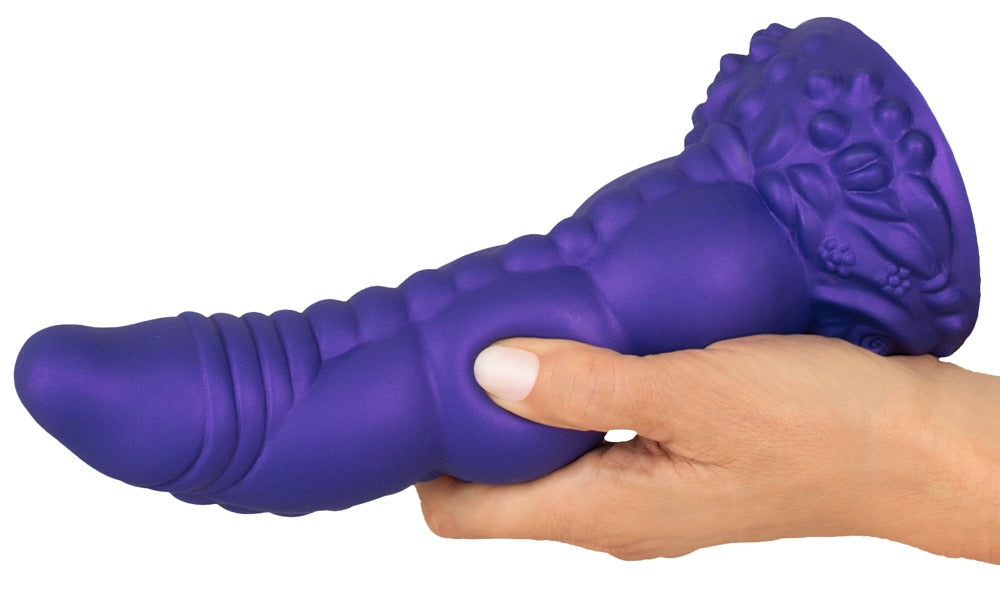 Beasty Cocks Demon of Desire in der Hand zur Darstellung des flexiblen Liquid-Silicone-Schafts
