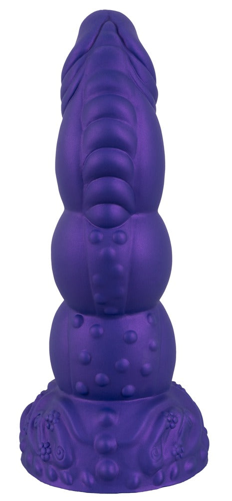 Rückansicht des Beasty Cocks Demon of Desire mit kräftigem Schaft und breiter Saugfußbasis