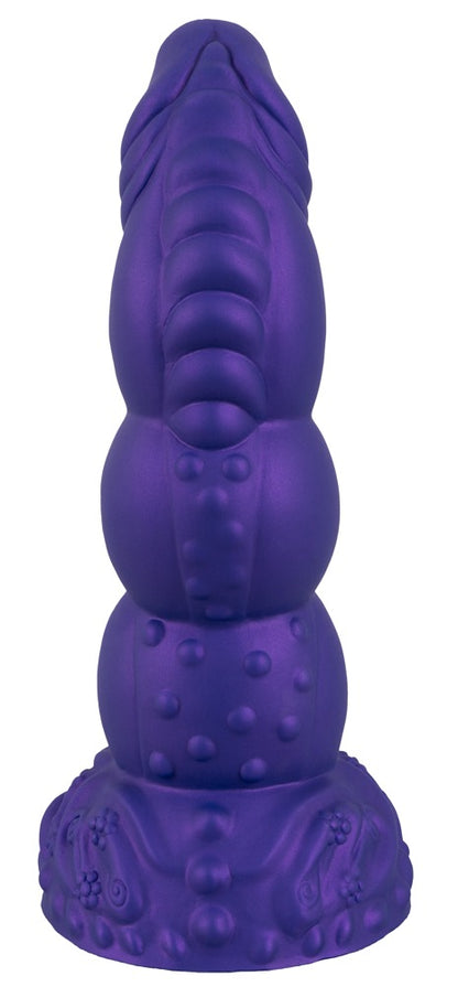 Rückansicht des Beasty Cocks Demon of Desire mit kräftigem Schaft und breiter Saugfußbasis