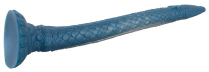 Beasty Cocks Eel of Ecstasy horizontal dargestellt mit langem flexiblem Schaft und Saugfuß