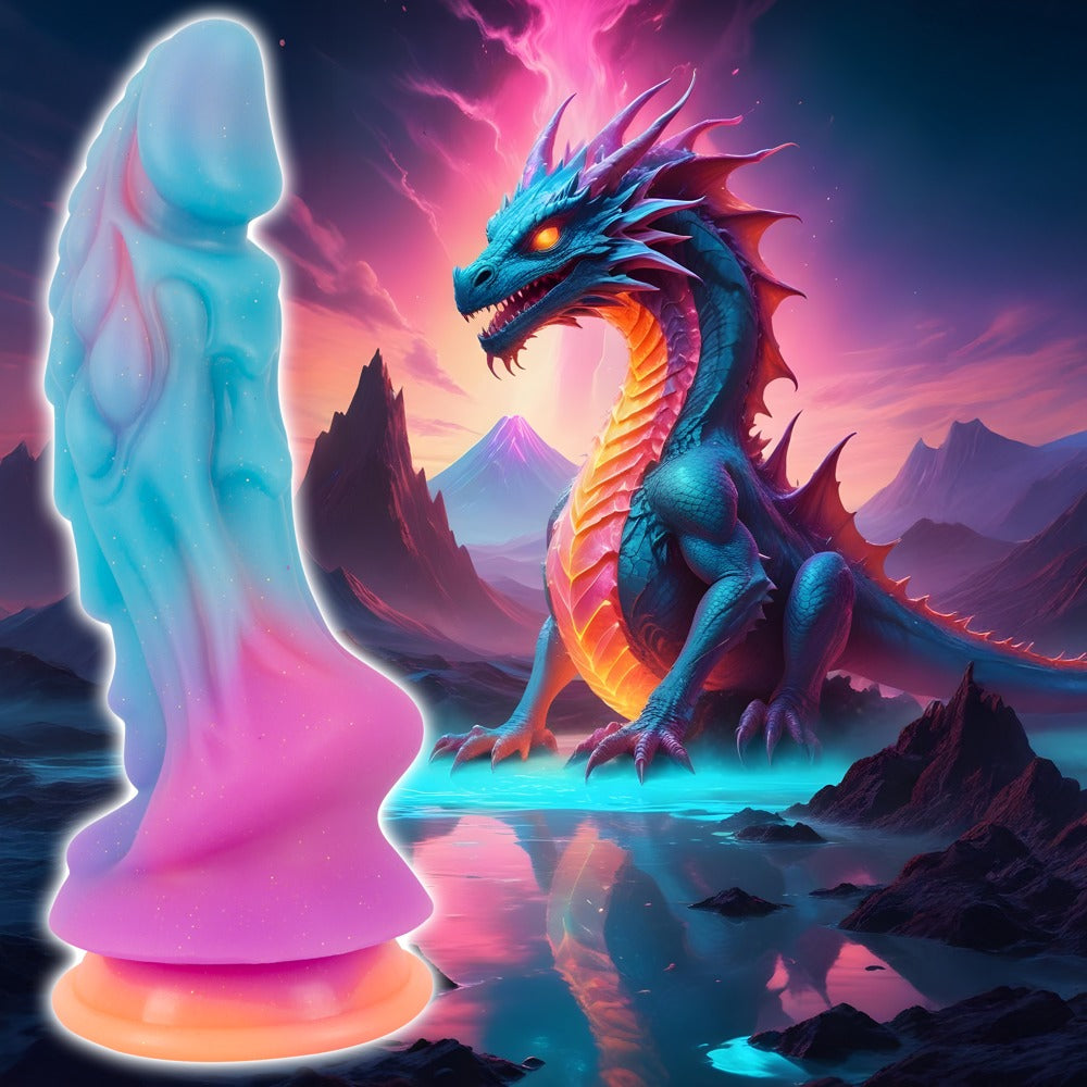 Beasty Cocks Fantasy Set mit Mystic Dragon im farbenfrohen Drachen-Fantasy-Design