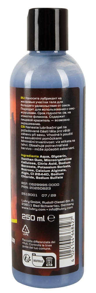 Rückansicht der Flasche von Beasty Cocks Mighty Minotaur mit Produktinformationen