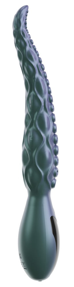Rückansicht des Beasty Cocks Octo Vibes mit langem flexiblen Schaft und weicher Silikonoberfläche