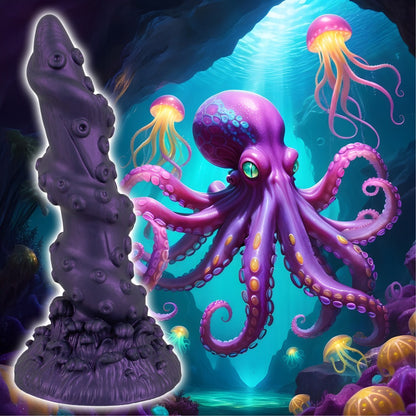 Beasty Cocks Octopus Prime mit farbigem Oktopus-Fantasy-Motiv und Produktdarstellung