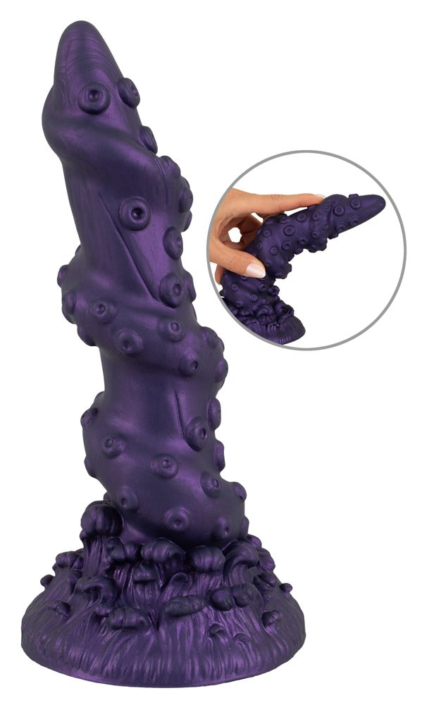 Beasty Cocks Octopus Prime mit Detailansicht der Tentakel- und Noppenstruktur sowie lila Metallic-Optik