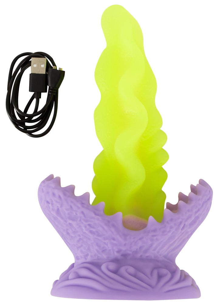 Beasty Cocks Passionate Plant mit USB-Ladekabel für die integrierte LED-Beleuchtung