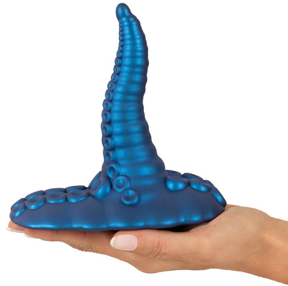 Beasty Cocks Tentacle Pad auf der Hand zur Darstellung von Größe, Saugbasis und Tentakelform