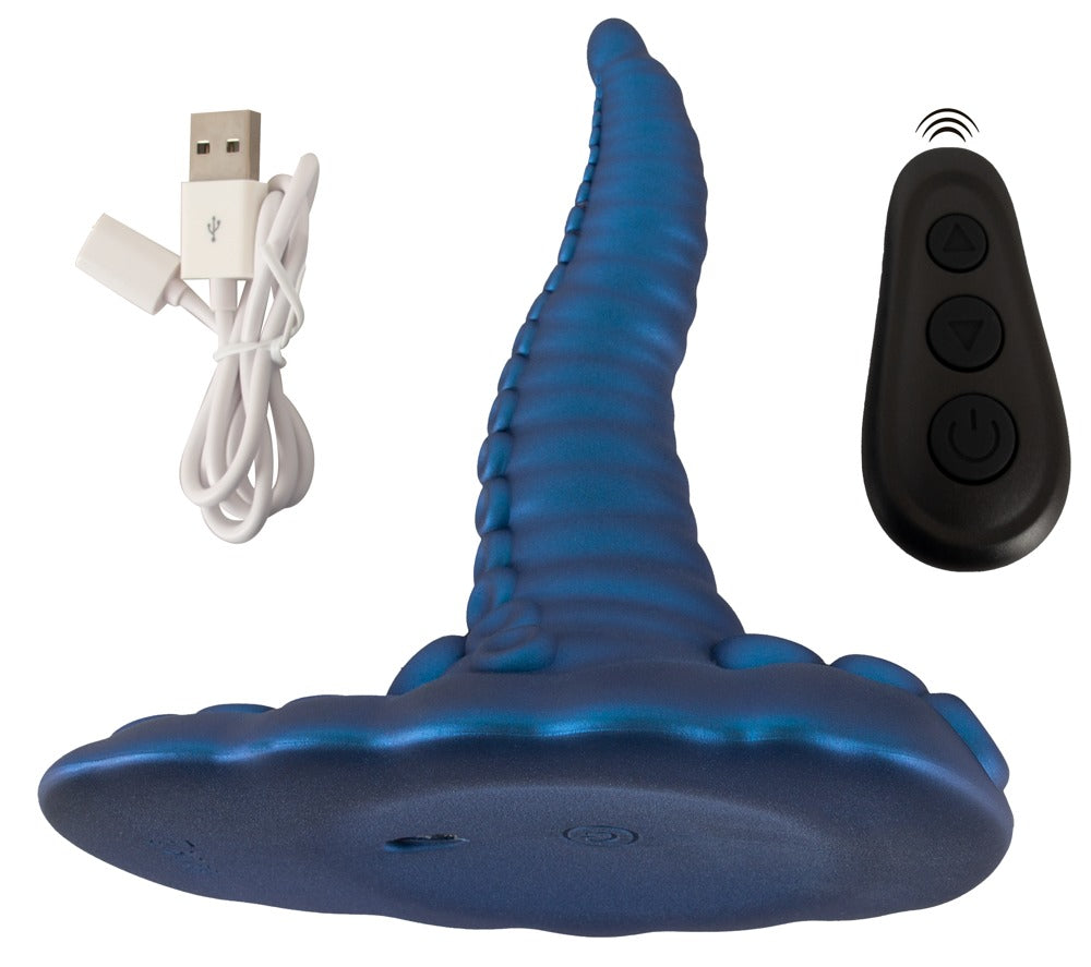 Beasty Cocks Tentacle Pad mit USB-Ladekabel und Fernbedienung im Lieferumfang