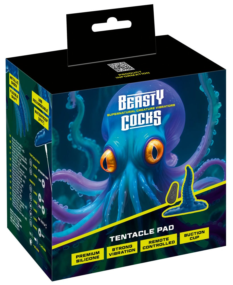 Beasty Cocks Tentacle Pad in der Wendeverpackung mit Tentakel-Kreaturenmotiv