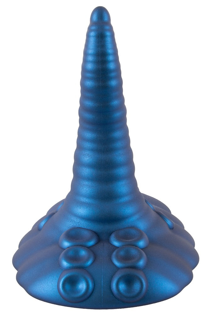 Frontale Detailansicht des Beasty Cocks Tentacle Pad mit Noppen, Rillen und schmal zulaufender Spitze