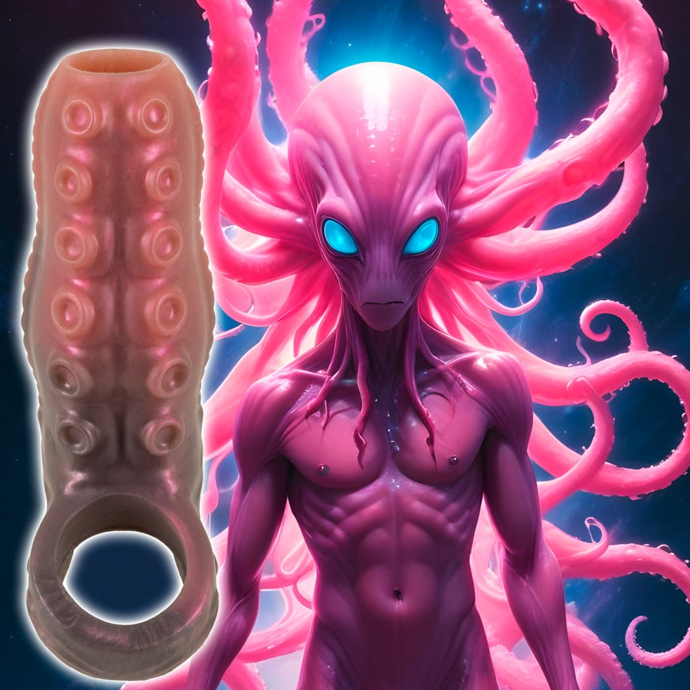 Beasty Cocks Tentacle Sleeve mit illustrativem Tentakel-Kreaturenmotiv im Fantasy-Design