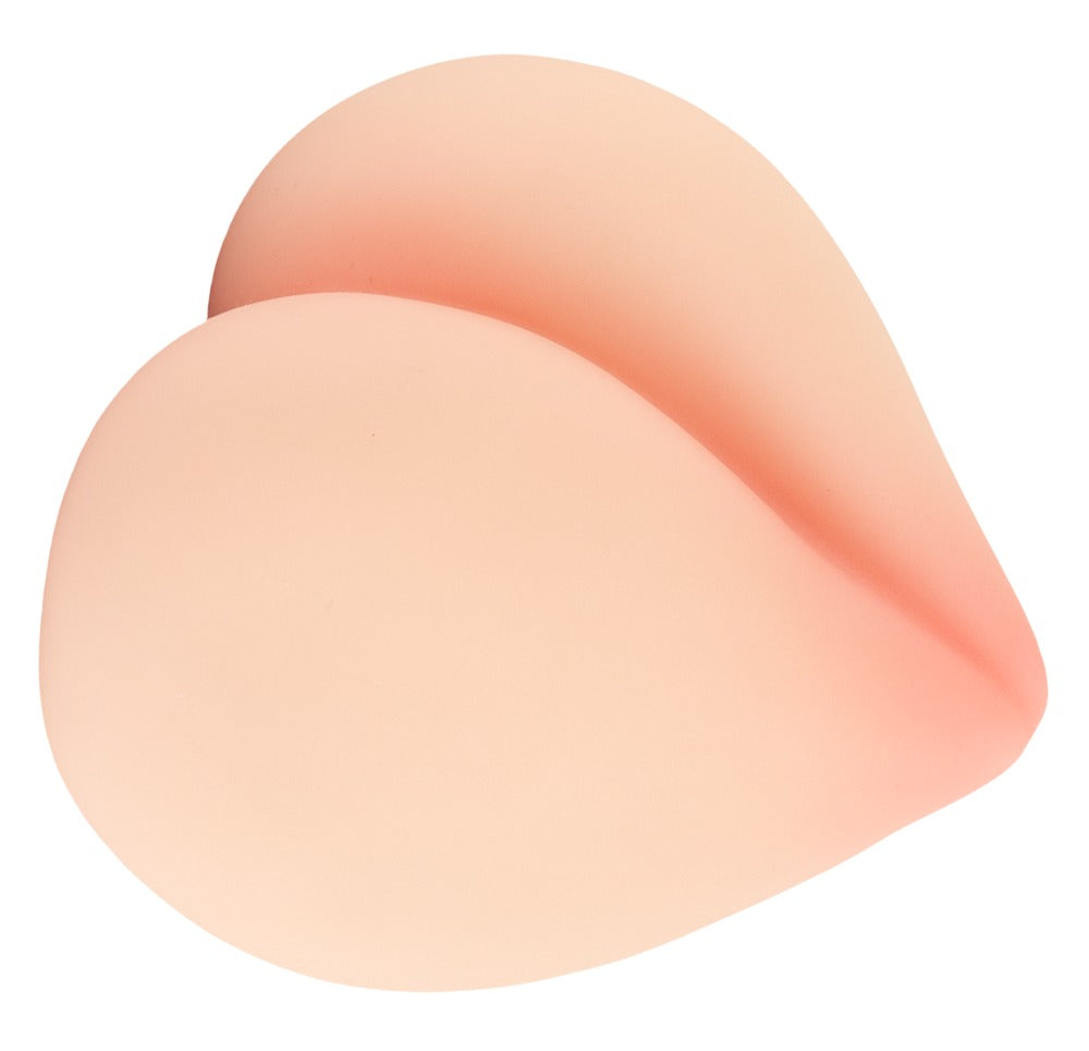 Detailansicht der weichen und elastischen Pfirsich-Po-Form des beau cœur FELYRA Peach Masturbators