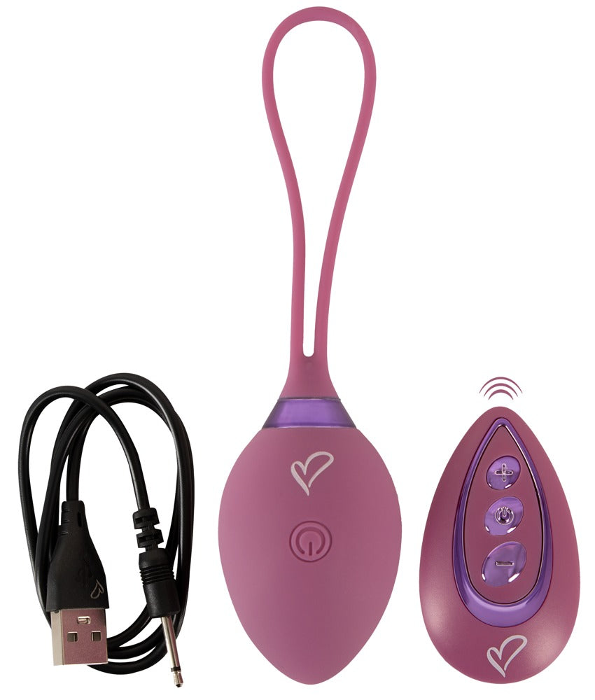 beau coeur ROVANA RC Love Ball als Set mit Vibro-Liebeskugel, Fernbedienung und USB-Ladekabel