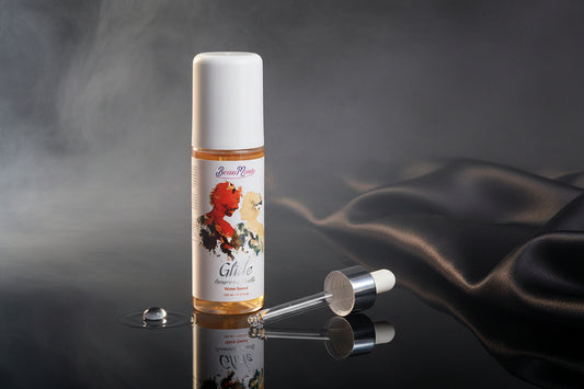 BeauMents Glide Amaretto Vanille wasserbasiertes Gleitgel 125 ml stilvolle Produktaufnahme für Intimate Wellness