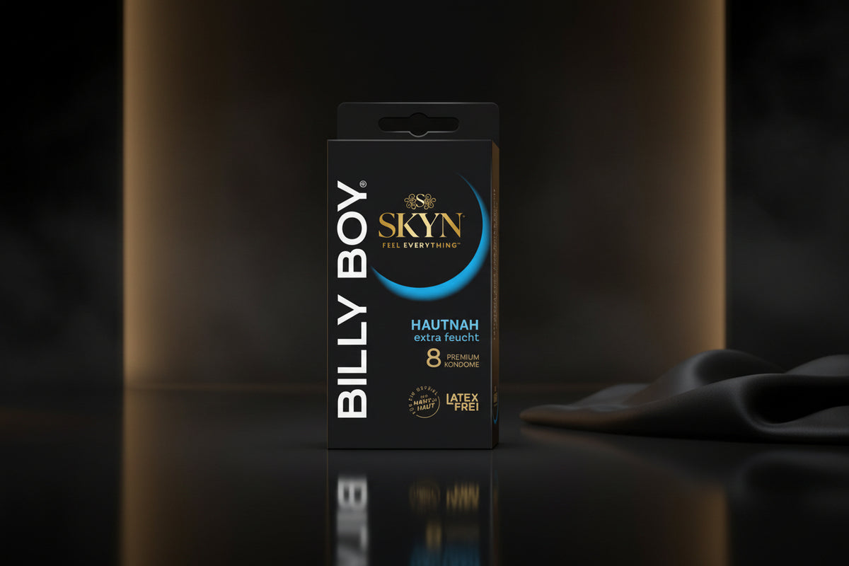 Billy Boy SKYN Hautnah extra feucht Kondome in der Verpackung