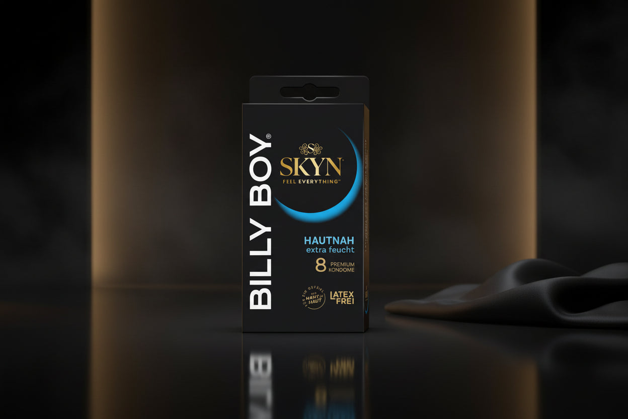 Billy Boy SKYN Hautnah extra feucht Kondome 8 Stück latexfrei mit extra Gleitmittel