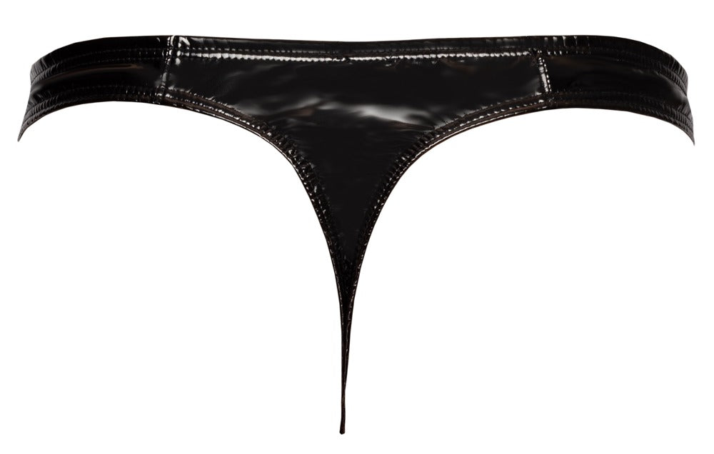 Schwarzer Black Level Lack-Riostring mit bi-elastischer Passform in der Rückansicht