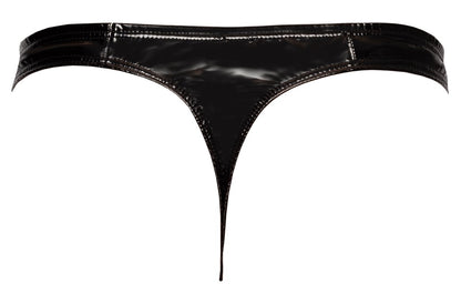 Schwarzer Black Level Lack-Riostring mit bi-elastischer Passform in der Rückansicht