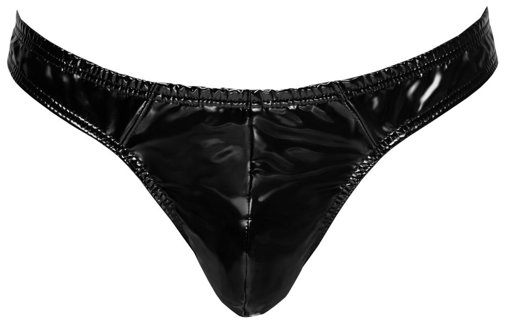 Schwarzer Black Level Lack-Riostring mit bi-elastischer Passform in der Vorderansicht