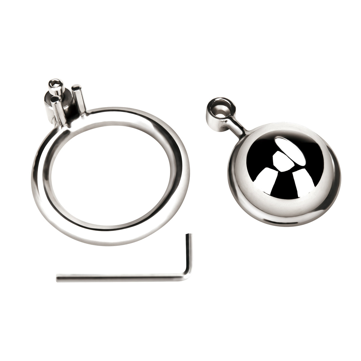 BLUE LINE Mini Cock Micro Chastity Cage mit Edelstahlring, Käfig und Zubehör
