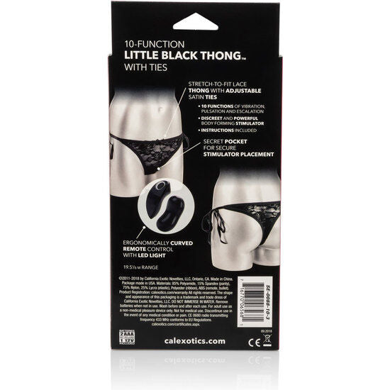 CalExotics 10-Funktions-Tanga mit Vibrationskugel in der schwarzen Originalverpackung