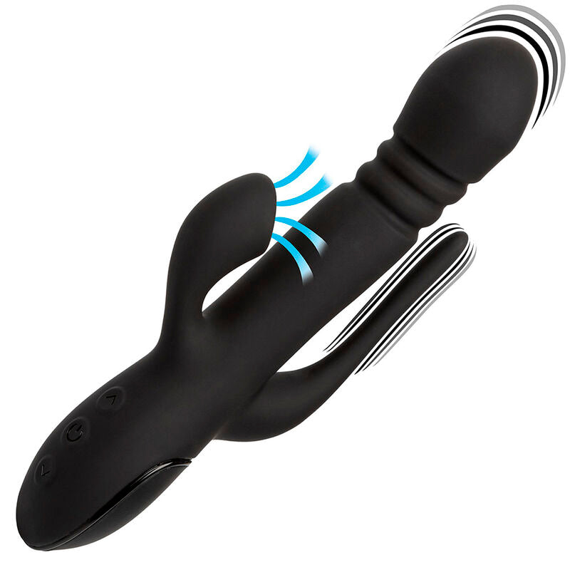 CALEXOTICS III Triple Euphoria Triple-Stimulator mit Darstellung der flexiblen Stimulationsarme
