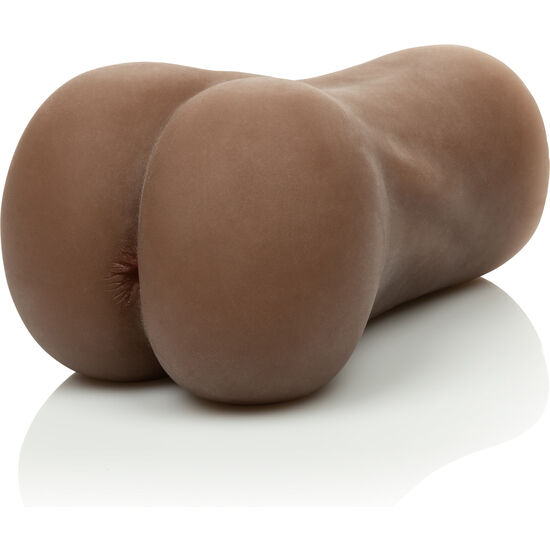 CALEXOTICS Stroke It Ass Brown Masturbator in Braun mit körpernaher Form in der Gesamtansicht