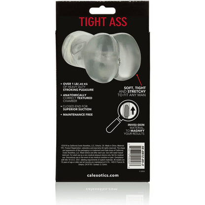 CALEXOTICS Stroke It Tight Ass Masturbator Originalverpackung mit Produktinformationen auf der Rückseite