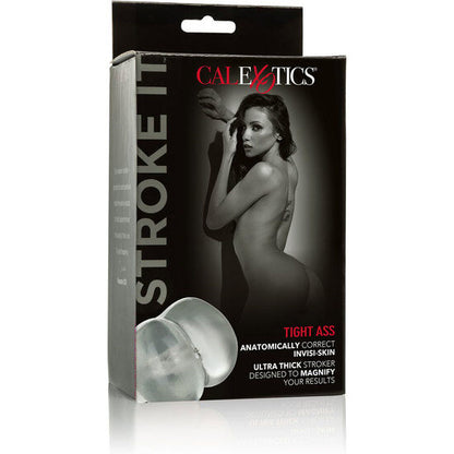 CALEXOTICS Stroke It Tight Ass Masturbator in Transparent in der Originalverpackung von vorne
