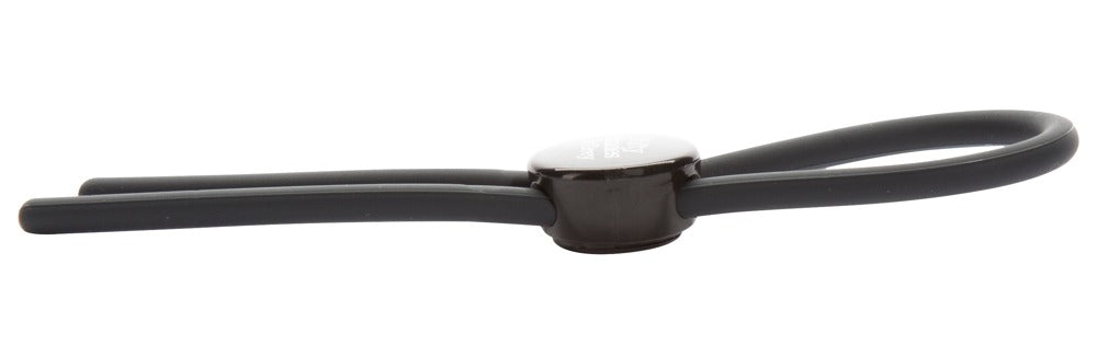 Seitliche Ansicht eines verstellbaren Silikon Cockrings mit flexiblem Design