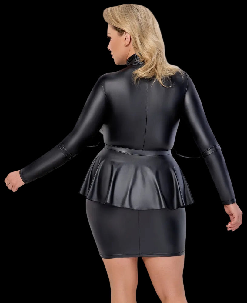 Seitenansicht des Cottelli BONDAGE Kleids für Damen