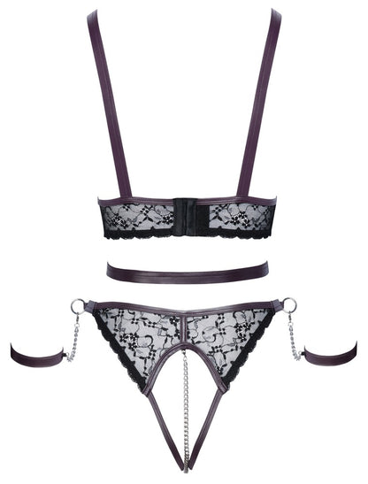 Cottelli BONDAGE Set mit Spitze und dekorativen Kettenelementen bei Evoria Care