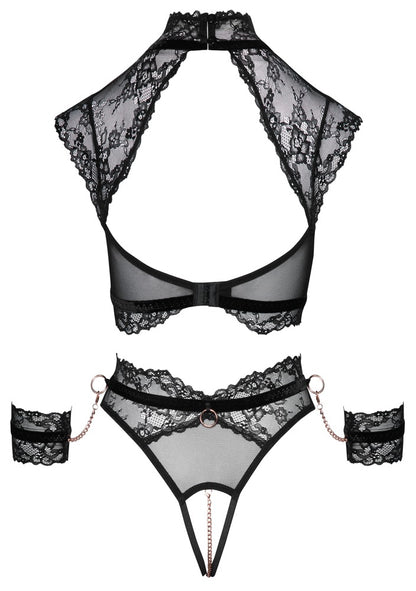 Freigestellte Produktansicht des Cottelli BONDAGE Sets von hinten bei Evoria Care