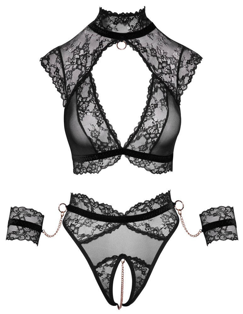 Freigestellte Produktansicht des Cottelli BONDAGE Sets von vorne bei Evoria Care