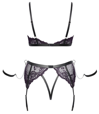 Freisteller des Cottelli BONDAGE Sets mit verstellbaren Trägern und Strapsen