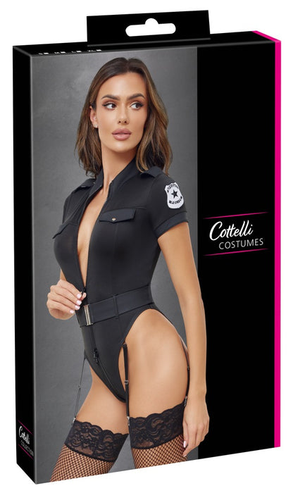 Verpackungsansicht des Cottelli COSTUMES Polizei-Bodys im Special Police Style