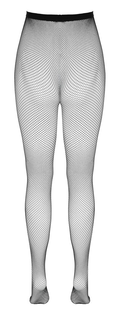 Rückansicht der Cottelli LEGWEAR Netz-Strumpfhose mit feiner gleichmäßiger Netzstruktur